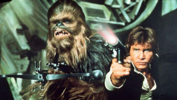 Han Solo y Chewbacca