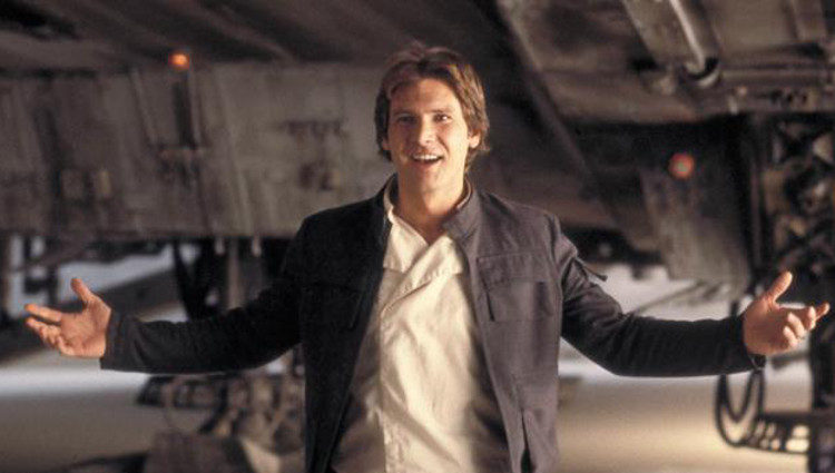 Harrison Ford es Han Solo en la saga Star Wars