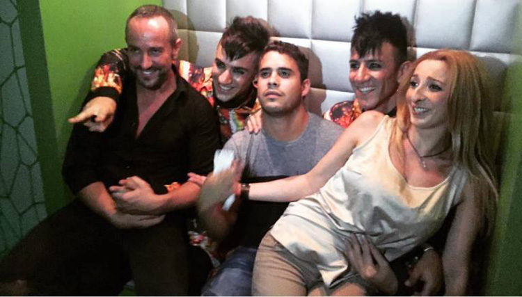 José Fernando y Michu, de fiesta en una discoteca de Chueca con Víctor Sandoval | Instagram