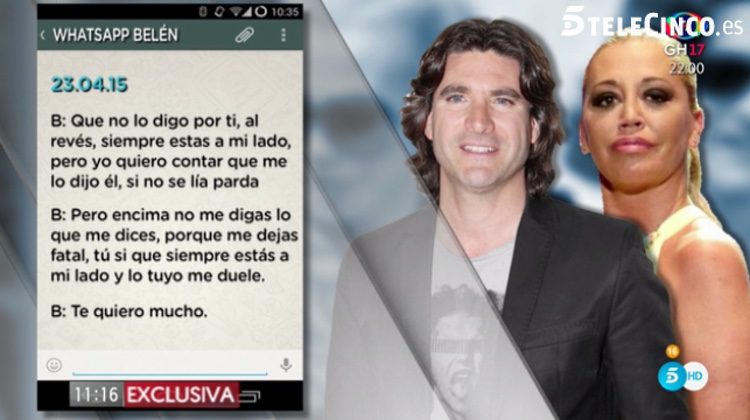 Belén Esteban habría mentido sobre la infidelidad de Miguel / Telecinco.es