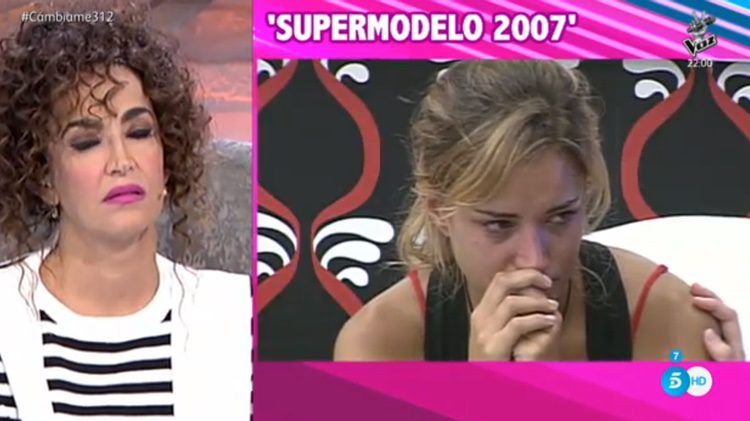 Cristina Rodríguez recordando el paso de Alba Carrillo por 'Supermodelo' / Telecinco.es