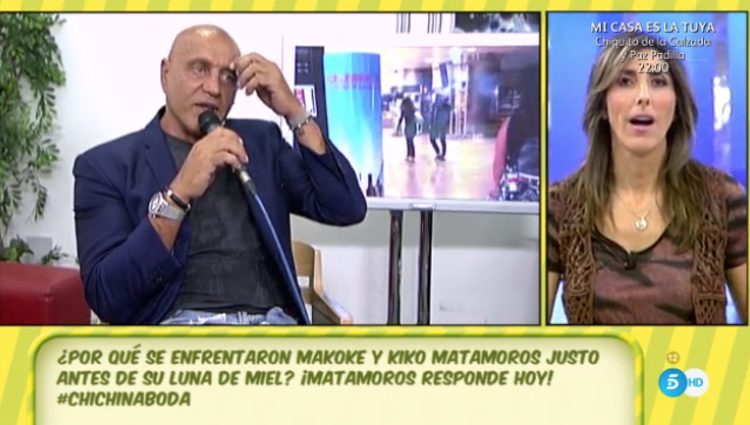 Kiko Matamoros habla en 'Sálvame' / Imagen: telecinco.es