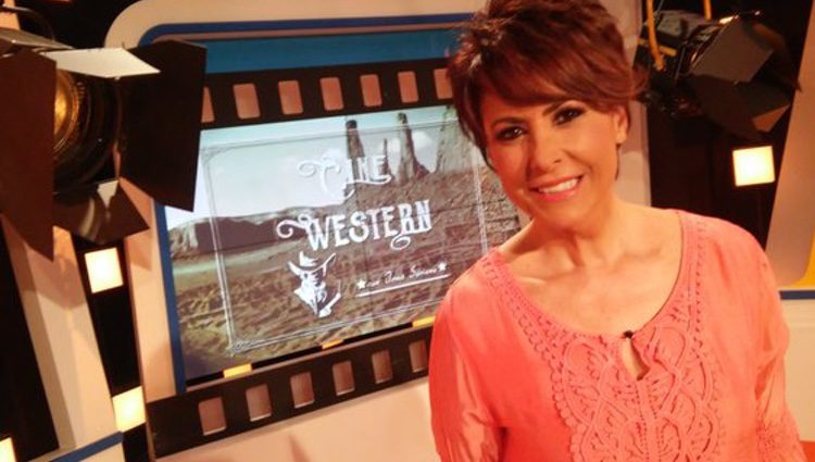 Irma Soriano en su programa 'Cine Western'