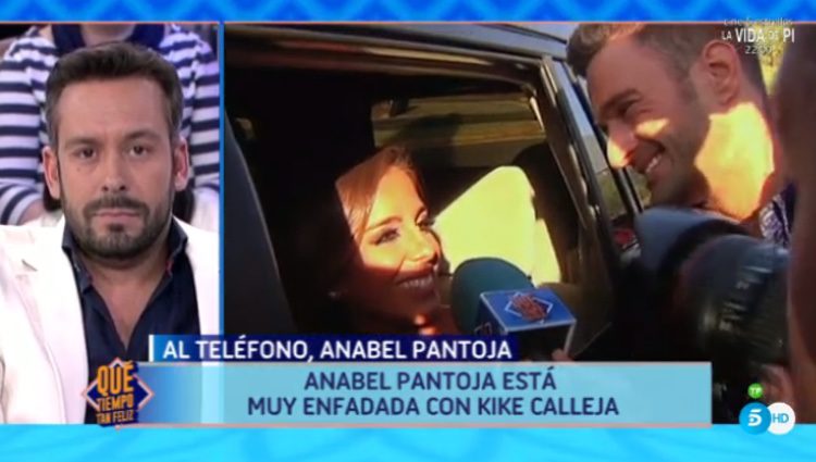 Anabel Pantoja muy enfadada con Kike Calleja / Telecinco.es