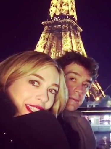 Marta Hazas y Javier Veiga en París / Instagram
