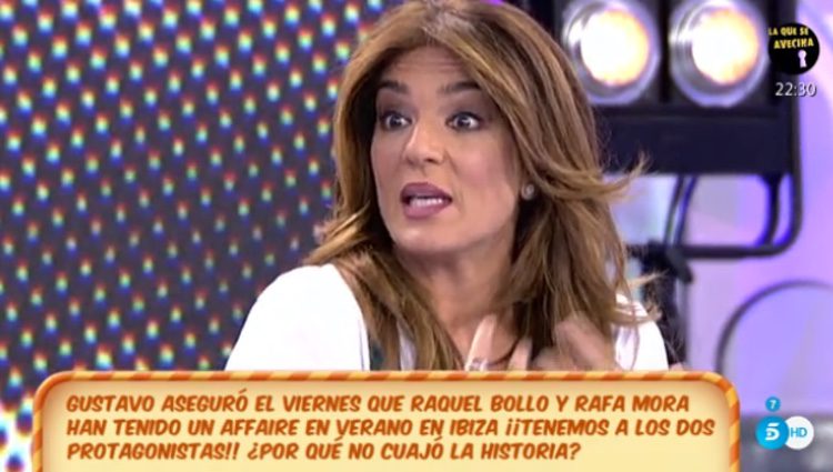 Raquel Bollo dando su versión / Telecinco.es