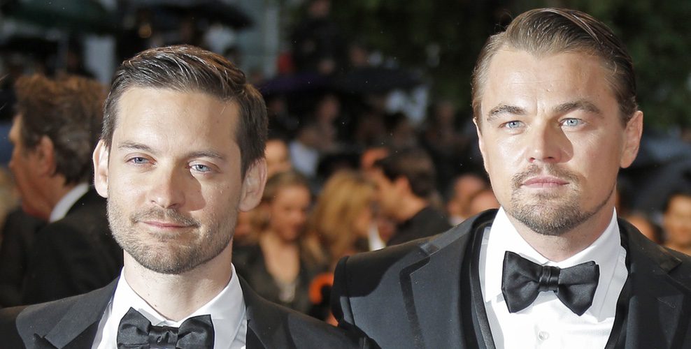 Tobey Maguire y Leonardo DiCaprio en la ceremonia de apertura del Festival de Cannes 2013