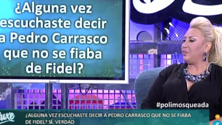 Raquel Mosquera acude a 'Sálvame Deluxe'. Fuente: Telecinco.es