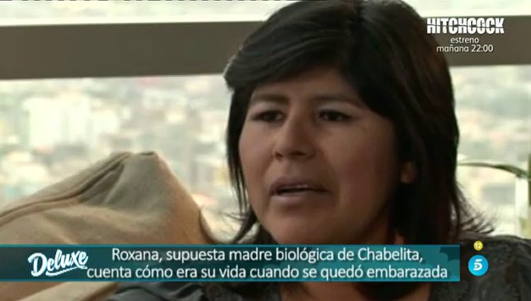 La madre biológica de Chabelita hablando para el 'Deluxe' / Telecinco.es