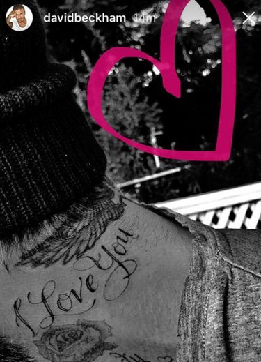 Nuevo tatuaje de David Beckham | Foto: Instagram