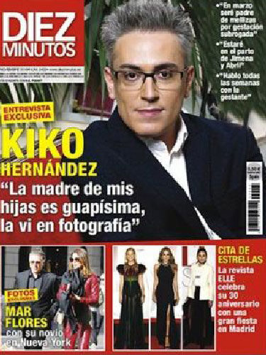 Kiko Hernández en la revista Diez Minutos