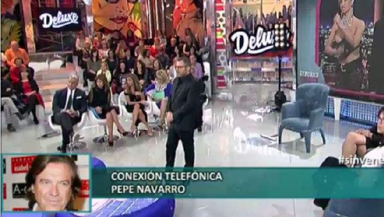 Pepe Navarro contacta con 'Sálvame Deluxe'/ telecinco.es