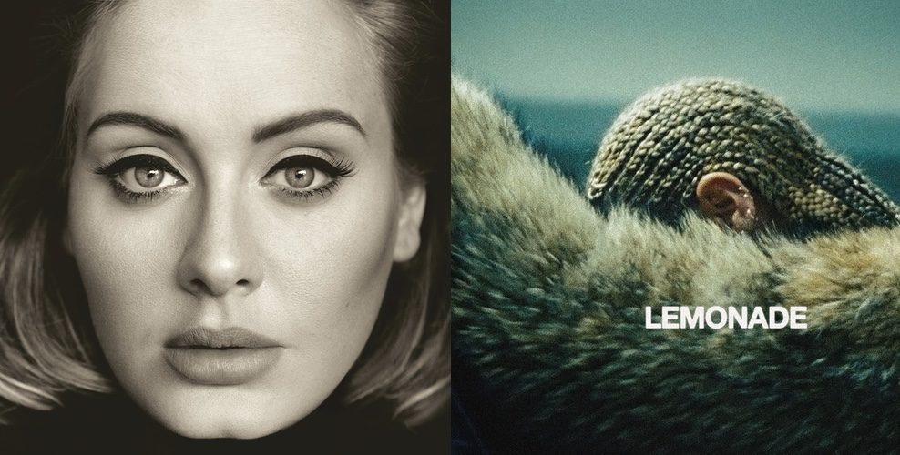 Los dos discos más vendidos del 2016, '25' de Adele y 'Lemonade' de Beyoncé 