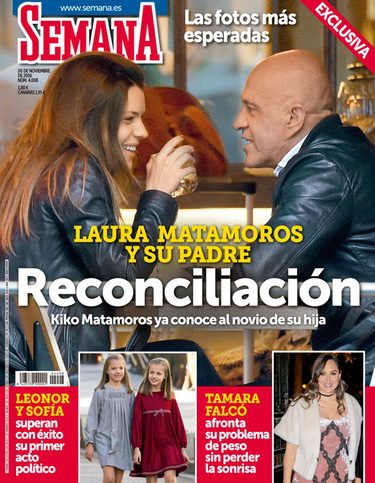 La reconciliación de Kiko Matamoros y su hija Laura en la portada de Semana