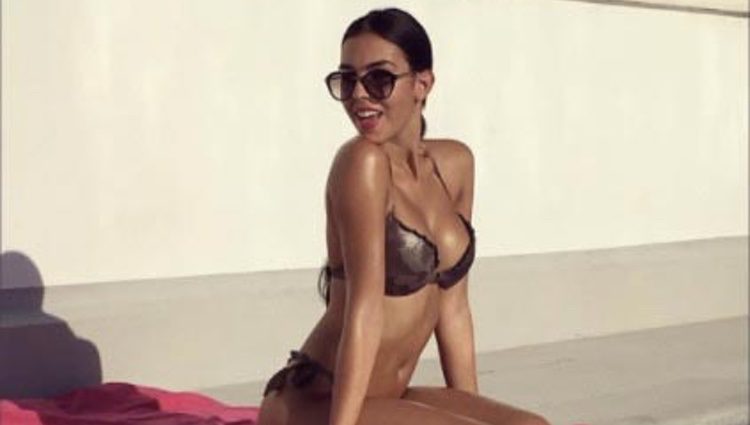Georgina Rodríguez luce cuerpazo en bikini. Fuente: redes sociales