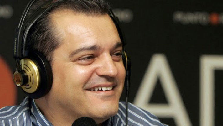 Ramón García como locutor de radio