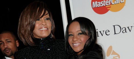 Whitney Houston junto a su hija Bobbi Kristina