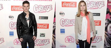 Gonzalo Ramos y Natalia Sánchez en el estreno de 'Grease'