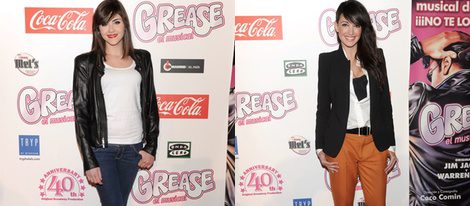 Lucía Ramos y Noelia López en el estreno de 'Grease' en Madrid