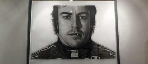 22.000 euros por un retrato de Fernando Alonso firmado por Jason Brooks