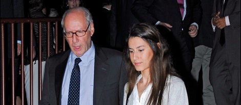 Miguel Boyer con su hija Ana