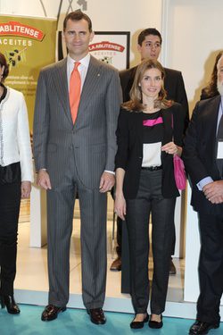 Los Príncipes de Asturias en Alimentaria 2012