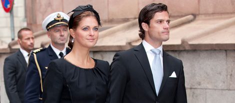 La Princesa Magdalena en un acto oficial en Suecia