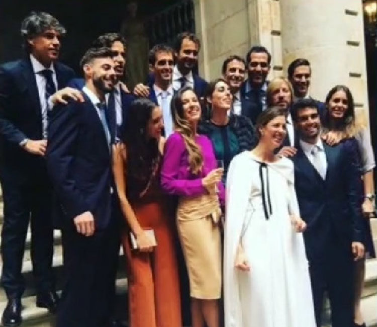 Feliciano López y su nueva conquista en una boda/ divinity.es
