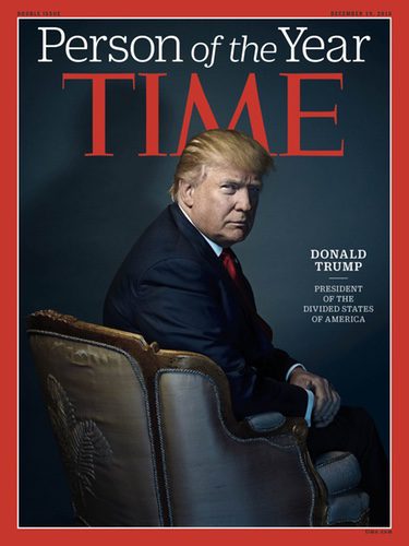 Donald Trump en la portada de la revista Time / Twitter