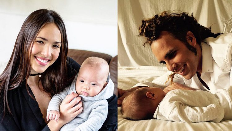 Ana Moya y Torito con sus bebés / Instagram
