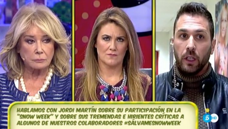 Tenso enfrentamiento en el plató de 'Sálvame Diario' / Foto: Telecinco.es