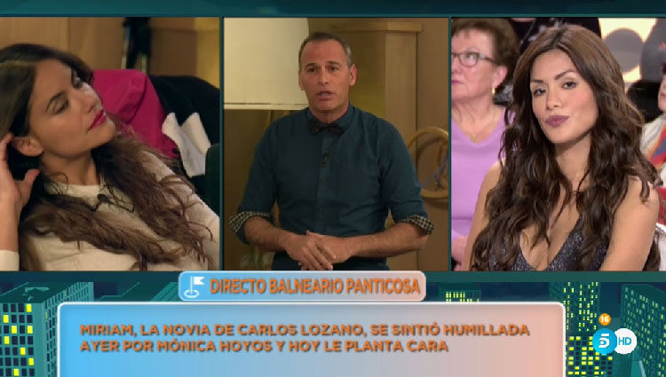 Hablan Mónica Hoyos, Carlos Lozano y Miriam Saavedra/ telecinco.es