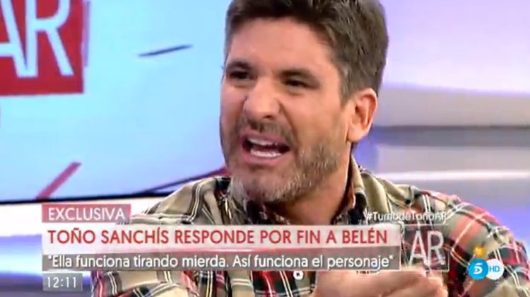 Toño Sanchís, muy enfadado en su entrevista con Ana Rosa Quintana