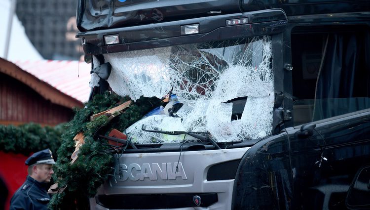  El camión con el que se produjo el atentado en Berlín 