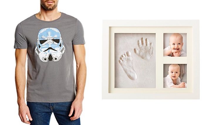 Camiseta Star Wars y Huella de manos y pies