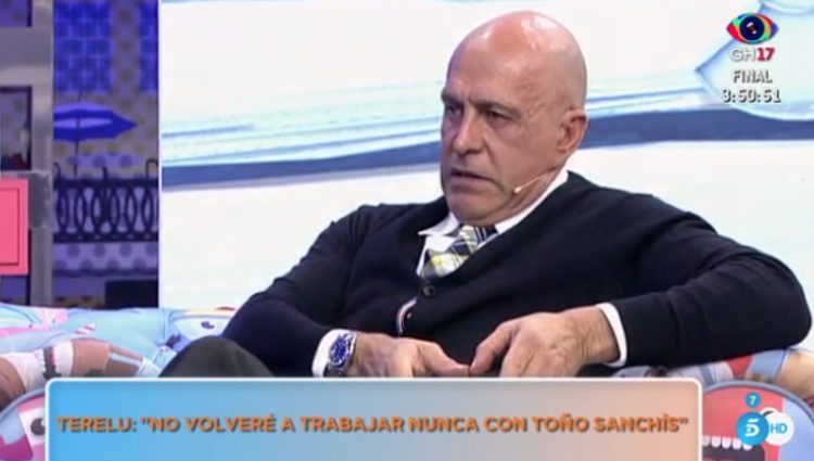 Kiko Matamoros habla de Toño Sanchís en 'Sálvame'. Fuente: telecinco.es