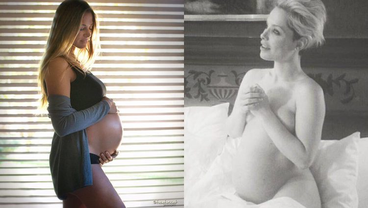 Martina Klein y Soraya luciendo embarazo / Instagram