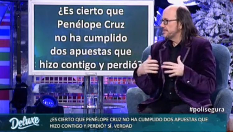 Santiago Segura hablando de Penélope Cruz/ telecinco.es