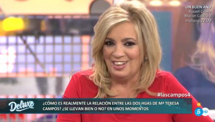 Carmen Borrego contestando a Matamoros / Telecinco.es