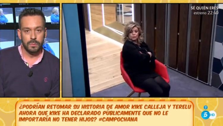 Kike Calleja hablando de su relación con Terelu / Telecinco.es