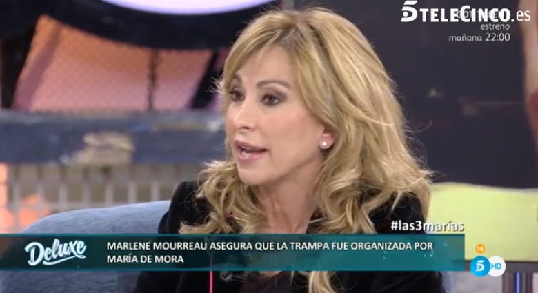 María de Mora en 'Sálvame deluxe'/ telecinco.es