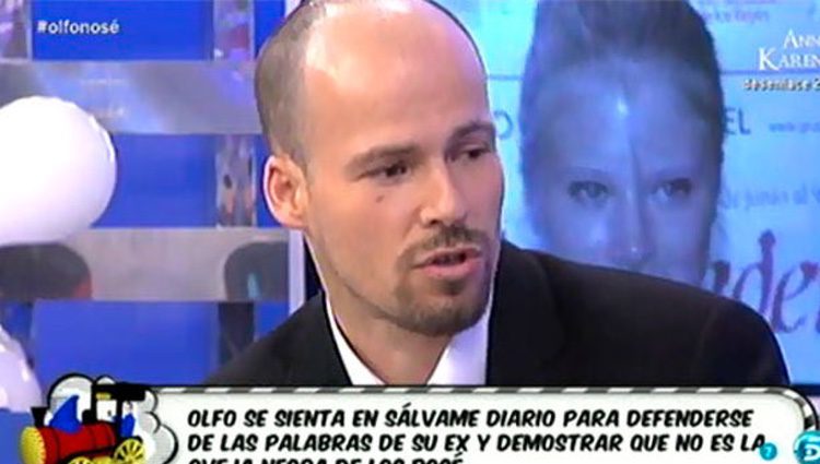 Olfo Bosé en 'Sálvame Diario' / Foto: telecinco.es