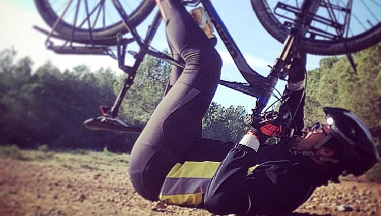 Olfo Bosé con su bici / Instagram