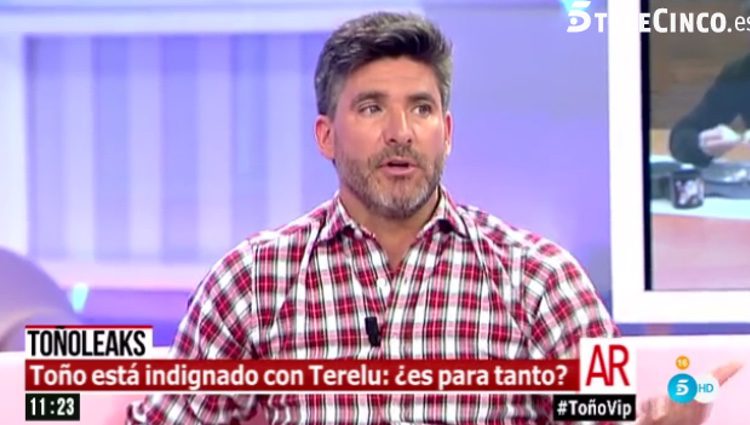 Toño Sanchís vuelve a 'AR' tras salir de 'GHVIP5' / Telecinco.es