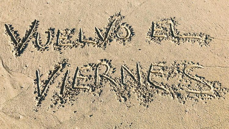 Jorge Javier Vázquez anuncia su vuelta desde la playa / Instagram