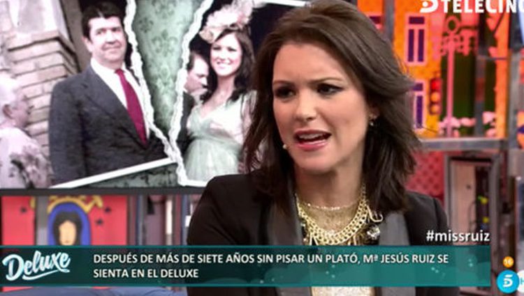 María Jesús Ruiz en 'Sálvame Deluxe' / Foto. telecinco.es