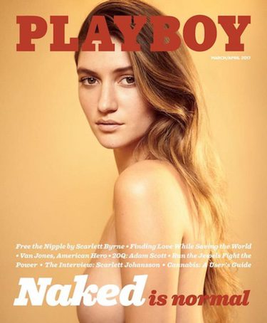 Portada de Playboy de la edición de marzo/abril/ Fuente: Playboy