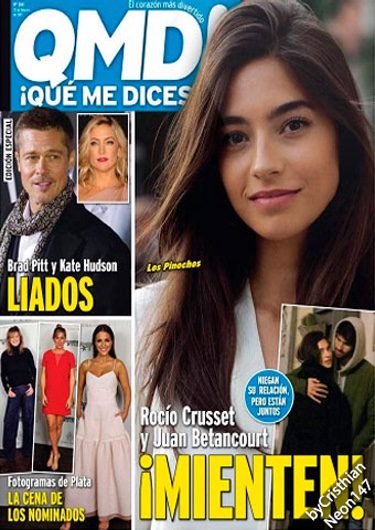 Rocío Crusset y Juan Betancourt en la portada de QMD!