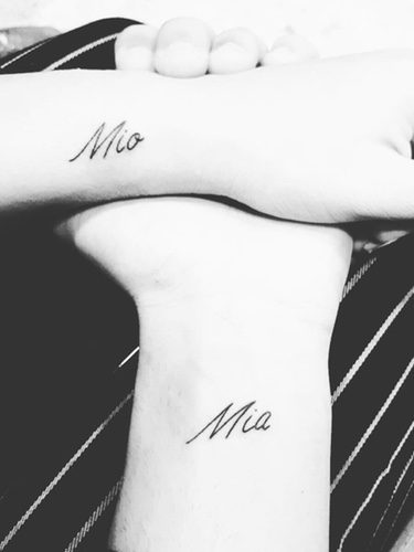 El nuevo tatuaje de Kiko y Gloria Camila/ Fuente: Instagram