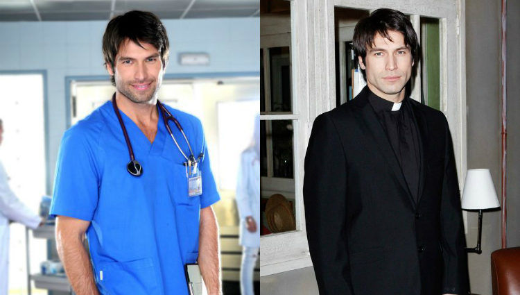 Rafael Amaya en las series españolas 'Hospital Central' y 'Doctor Mateo'